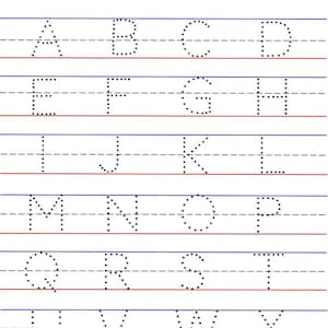 Handwriting Without Tears Letter Formation A-Z Printable Tracing Practice  Worksheet Paper Instant Download Digital Format for Kids 