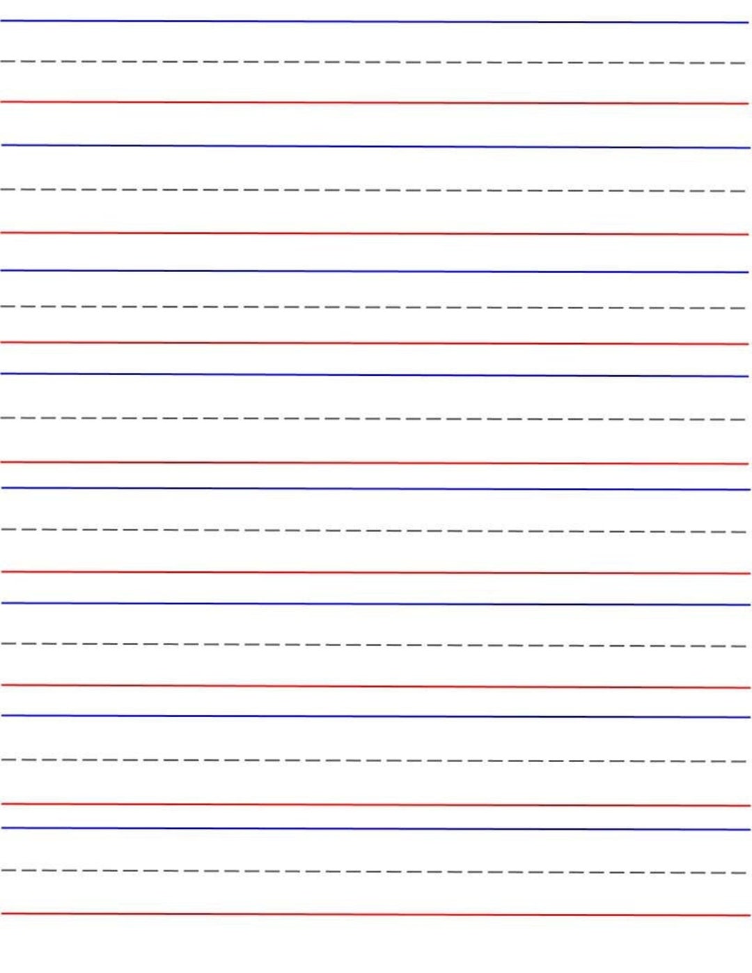 Red lined paper