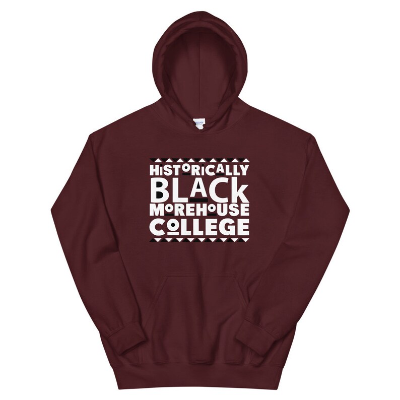 Historically Black Morehouse College Mens Sweatshirt Hoodie Etsy