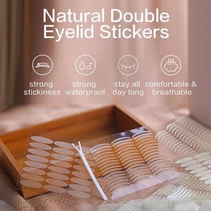 240 X Invisible Fiber Single Eyelid Tape Stickers Self-Adhesive Beauty image 1