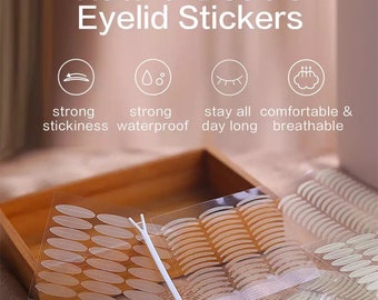 240 X  Invisible Fiber  Single Eyelid Tape Stickers Self-Adhesive Beauty