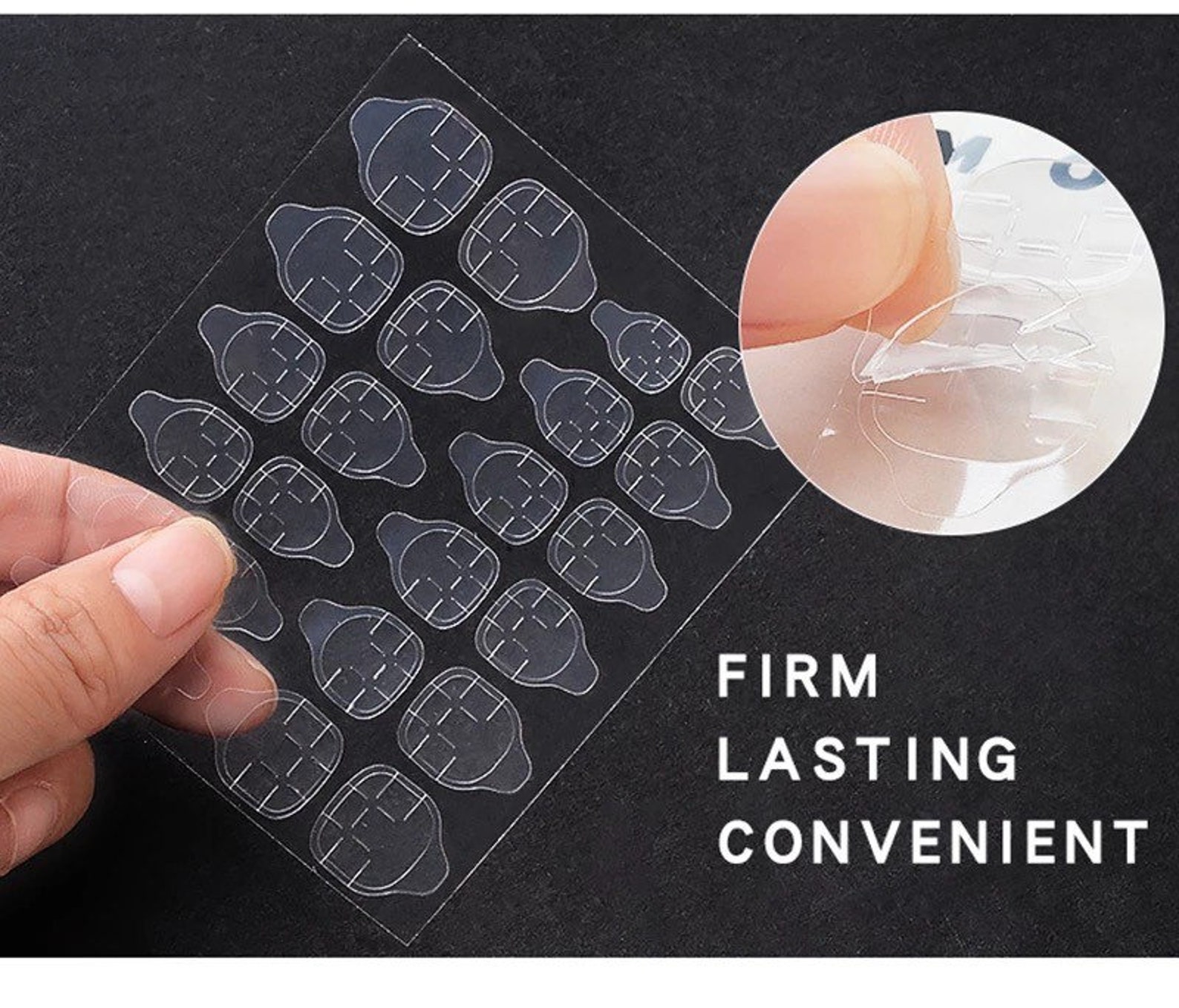 10 Sheets of 24 240pcs Strong hold Sticky Nail Tabs / Nail Etsy