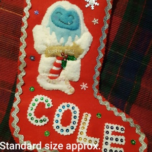 TRULY CUSTOM stockings with ANY image*!  Contact me pricing on custom orders!