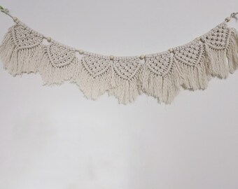 Macrame Garland, Banner, Wall Hanging, Handmade Banner