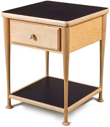 Baseball shop bat nightstand
