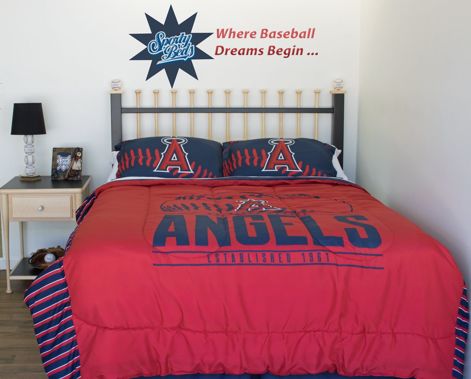 Queen Sized Baseball Headboard by Sporty Beds Etsy