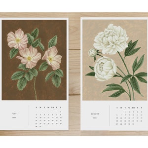 2023 Botanical Calendar CLOSEOUT | Wall Calendar | Nature Inspired | Flowers | Birds | Butterflies | Home & Office Decor