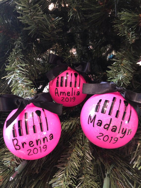 Makeup Ornament / Personalized Ornament / Make up Loving Etsy