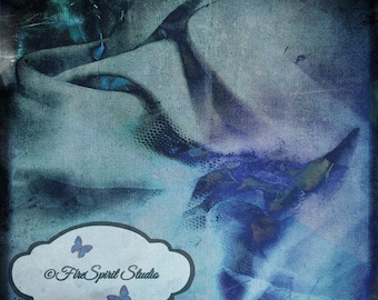 Blue Textured Cloth-digital download-instant download-inspiring backgrounds-layers-textures-designer's tool-artist's tool-artistic overlay