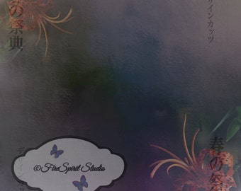 Celebración de la primavera-descarga digital-descarga instantánea-capas-texturas-diseñadores herramienta-artistas herramienta-superposición artística-fondos inspiradores