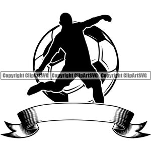 Soccer Logo #15 Player Kick Ball Net Goal Futball Field Ball Team Sport School College Kids Game .SVG .EPS .PNG Vector Cricut Cut Cutting