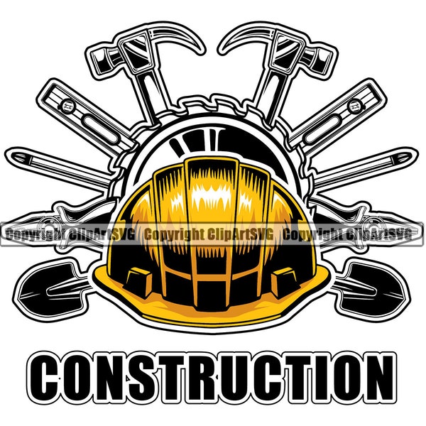 Construction Home House Repair Service Building Worker Tool Handyman Build Fix Carpenter Hammer Design Logo SVG PNG Clipart Vector Cut File
