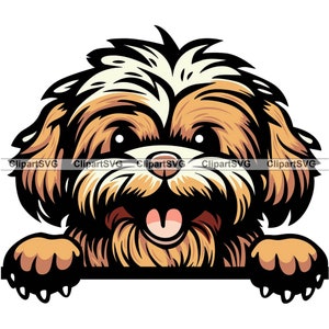 Papillon glimlachend gluren hond schattig puppy hoofd hondenras huisdier poedel pekinees portret pootafdruk tekening kunst logo tattoo ontwerp SVG PNG knippen