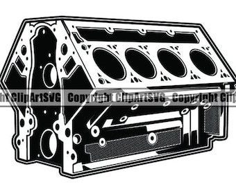 Car Engine Clipart Etsy