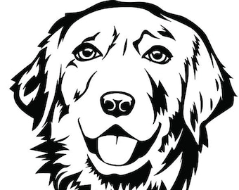 Download Golden retriever svg | Etsy