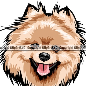 Pommeren hondenras stamboom raszuivere puppy huisdier kleur artwork Chihuahua Yorkshire Yorkie Papillon Shih Tzu kunst logo PNG SVG clipart vector