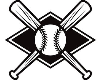 Download Baseball diamond svg | Etsy