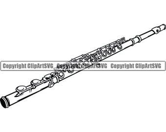 Flute Svg Etsy
