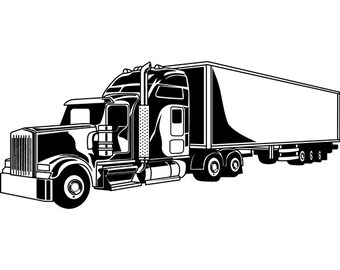 Free Free 148 Semi Truck Svg Free SVG PNG EPS DXF File