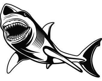 Shark teeth svg | Etsy