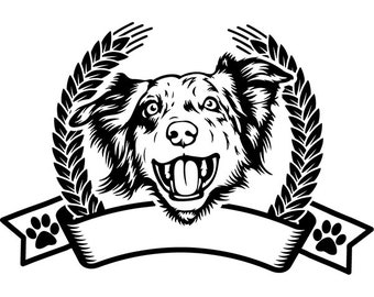 Download Australian shepherd svg | Etsy