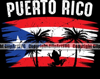 Puerto Rico Svg Etsy