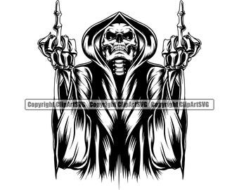 Grim Reaper Svg | Etsy