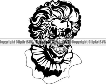 Download Evil Clown Svg Etsy