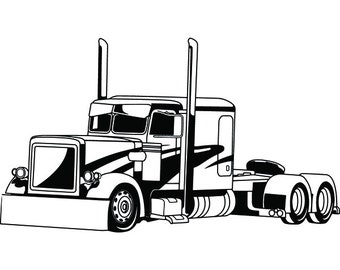 Truck driver svg | Etsy