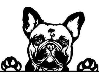 Download French bulldog svg | Etsy