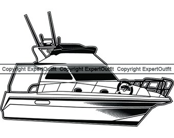 Download Fishing Boat Svg Etsy
