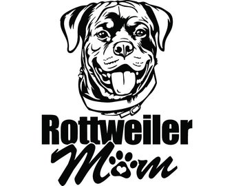 Download Rottweiler clipart | Etsy