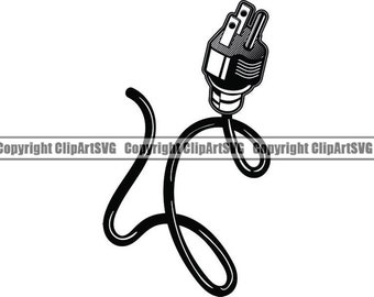 Plug Clipart Etsy