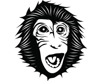 Download Chimpanzee svg | Etsy