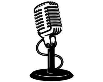 Download Microphone svg | Etsy