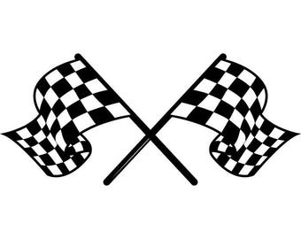 Download Checkered flag svg | Etsy