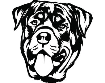Download Rottweiler clipart | Etsy