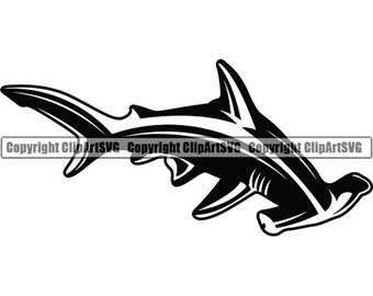 Download Hammerhead Shark Svg Etsy