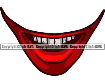 Download Free Joker Smile Etsy SVG Cut Files