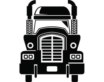 Free Free 276 Semi Truck Front View Svg SVG PNG EPS DXF File