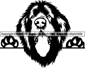 Download Newfoundland Dog Svg Etsy 3D SVG Files Ideas | SVG, Paper Crafts, SVG File