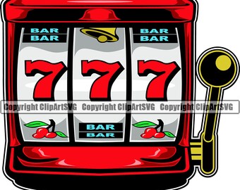 Slot Machine Svg Clipart