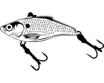 Free Free 345 Bass Fishing Lure Svg SVG PNG EPS DXF File