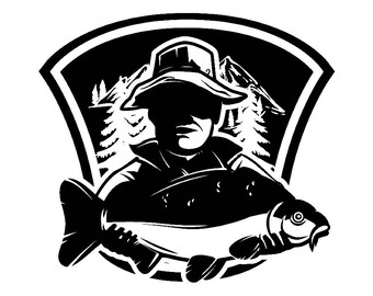 Carp fish svg | Etsy