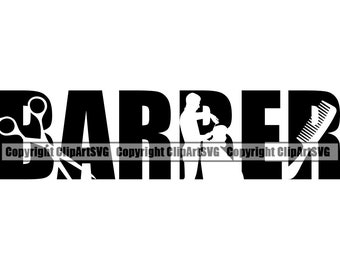 Barber Logo Design Etsy