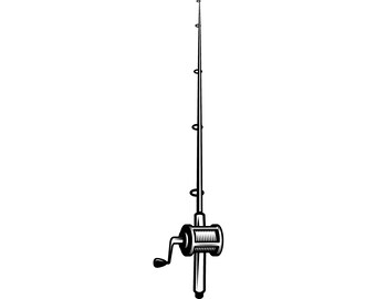 Download Fishing pole svg | Etsy