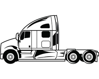 Free Free 61 Simple Semi Truck Svg SVG PNG EPS DXF File