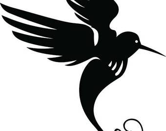 Download Hummingbird svg | Etsy