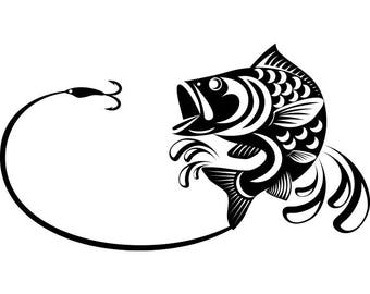 Download Largemouth bass svg | Etsy
