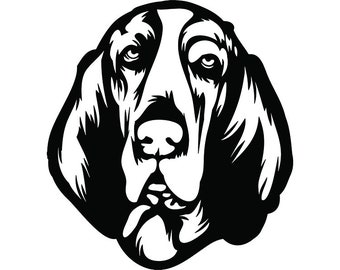 Basset hound svg | Etsy